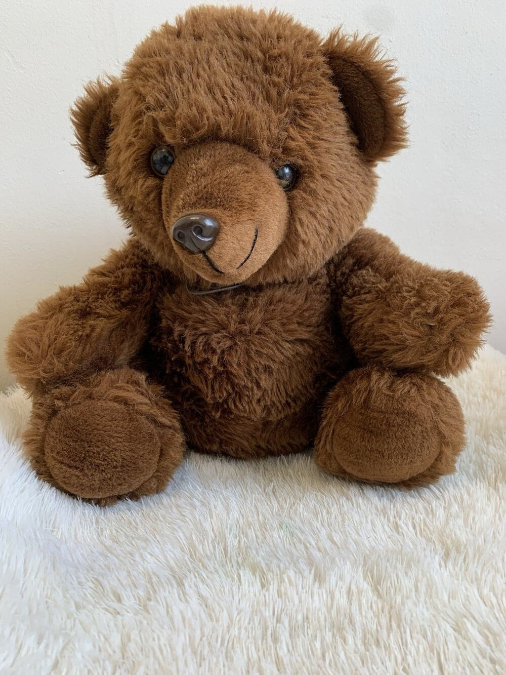 1980-90 Dan Dee Vintage Brown Plush Teddy Bear Stuffed Animal Toy New
